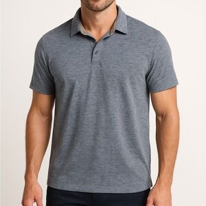 Men's Gray Polo Shirt